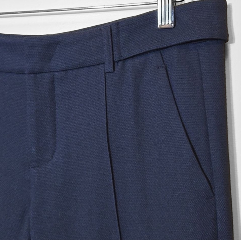 Vince Navy Wool Blend Crop Trouser Pant‎ Size 6 Coastal Workwear - Picture 8 of 15